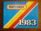 Katalog Matchbox 1983 rok