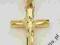 ZŁOTY KRZYŻYK TRADYCYJNY CHRZEST PREZENT URODZINY