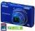 doskonały aparat NIKON S6200 niebieski + 8GB_