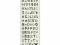 NAKLEJKI ALFABET 102 LITERY VINTAGE SCRAPBOOKING