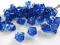 KRYSZTAŁKI Z DZIURKĄ granatowe 10sztuk NOWOŚĆ