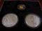 Set 3 monety kolekcjonerskie Jan Paweł II Kongo