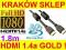 KABEL HDMI-HDMI 1,8M 1.4a 3D GOLD FILTRY Kraków !!