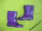 FIOLETOWE KALOSZE ROZ. 27-    17 CM