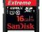 SanDisk Extreme HD Video SDHC 16GB 45mb/s