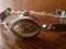 Sliczny stary zegarek BENRUS z 2 brylancikami