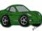 Auto termo naszywka naszywki haft aplikacja zieleń