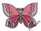 Motyl termo naszywki haft aplikacja przyprasowanka