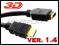 PRZEDŁUŻACZ HDMI 1.4 ETHERNET 3D HIGH QUALITY 3 m