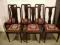 AM  Sześć krzeseł miedzywojennych GOBELIN