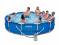 BASEN STELAŻOWY BASENY 366x76 pompa+pokr+siatkówka