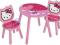 EICHHORN Stolik drewniany + 2 krzesła Hello Kitty