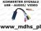 KONWERTER SYGNAŁU USB- AUDIO/VIDEO , VIDEO GRABBER