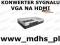 KONWERTER SYGNAŁU VGA NA HDMI