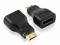 GOLD Przejściówka HDMI mini na HDMI Adapter