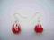 Kolczyki CZERWONA KULA