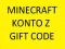 Minectaft gift code konto premium