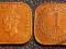 MALAYA 1 CENT 1945r GEORGE VI / 206 C