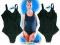 DAMSKI czarny strój kapielowy KLASYK JAKOŚĆ 48 50