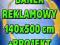 BANER REKLAMOWY 140 x 500 cm - z super projektem