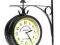 222 ZEWNETRZNY ZEGAR  METAL RETRO DWUSTRONNY