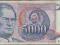 Jugosławia 1985r  -  5 000 dinar / 863