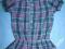 TUNIKA BLUZKA KOSZULA W KRATĘ KRATKA  134 - 140
