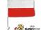 Euro 2012 flaga Polski  z mocowaniem samochodowa