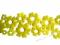 [m-craft] GIRLANDA FILCOWA KWIATKI 0,5 m żółta