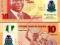 ~ Nigeria 10 Naira P-New 2009 POLIMER Sig A Rzadki