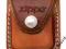 ZIPPO LPCB Etui skórzane z klipem brąz