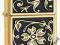 ZIPPO 20903 Gold Floral Flush + benzyna GRATIS
