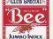 BEE Karty do gry JUMBO index POKER red