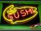 SUSHI - NEON - SZKLANE RURKI - OD PRODUCENTA !!!