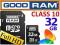 32GB KARTA MICROSD GOODRAM MICRO CLASS 10 SDHC +AD