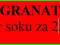 SOK z GRANATU wysylka kurierem już od 1 sztuki