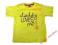 bawełniany zółty t-shirt ZARA ! 18-24 m-ce, 86 cm