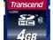 Karta pamięci sd 4gb secure digital Transcend