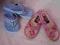 Reebok  Deichmann Dwie pary ślicznych klapek 32/33