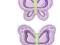 GYMBOREE cudne spinki USA Butterfly Blossom 2 szt