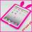 RABBIT PANEL iPad 2 Apple KROLIK pink +FOLIA