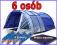 NAMIOT 6 OSOBOWY TUNEL  PODŁOGA+2 SPIWORY+MATERAC