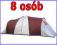 NAMIOT 8 OSOBOWY VIS A VIS 2 SYPIALNIE 2500 MM