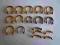 ZESTAW KOLCZYKOW/PIERCING METAL 17SZT NOWE