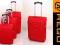 DUŻA Walizka Puccini EM50307A czerwona + PARKER