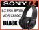 SONY SŁUCHAWSKI MDR-XB500 BLACK MEGABASS wysyłka24