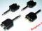 przejściówka ADAPTER 2x GNIAZDO Cinch / JACK 6,3mm