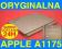 b ORYGINALNA bateria Apple Macbook Pro 15 A1175