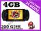 4GB KONSOLA MP4 MP3+200 GIER NES DYKTAFON  M50B