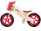 Tuptup Rowerek Biegowy Drewniany MINI RED gratis